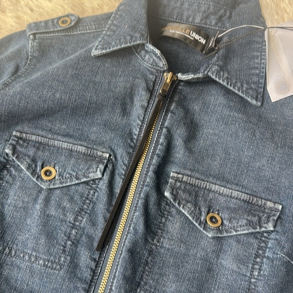 New York & Company Denim Jumpsuit Size XS - Picture 6 of 7